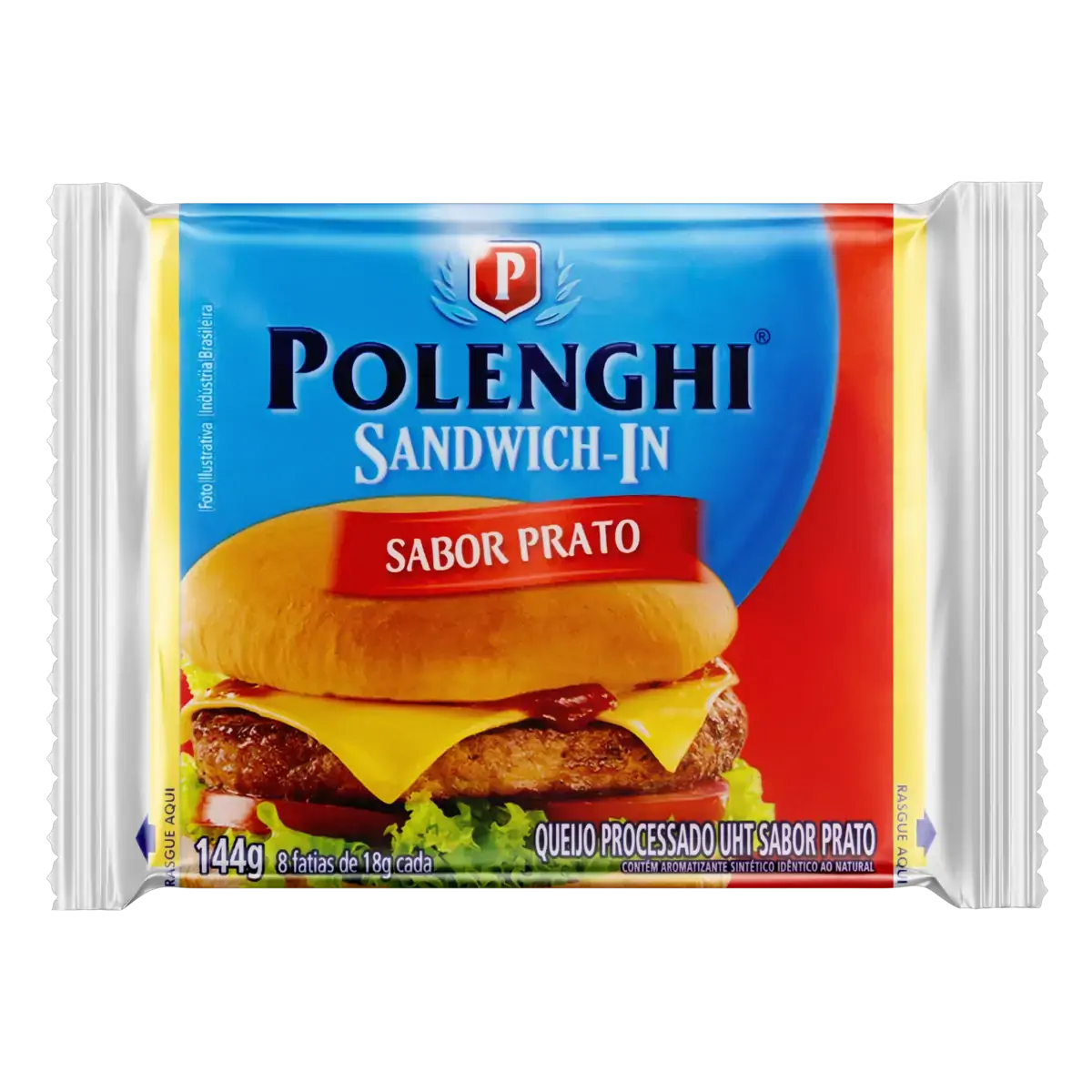 Queijo Processado Uht Prato Polenghi Sandwich In 144g