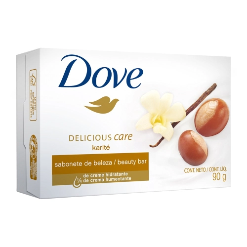 Sabonete Barra Manteiga De Karité E Baunilha Dove Caixa 90g