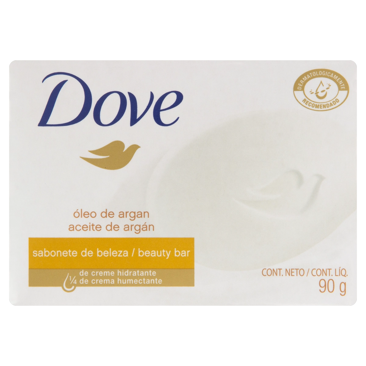 Sabonete Barra óleo De Argán Dove Caixa 90g