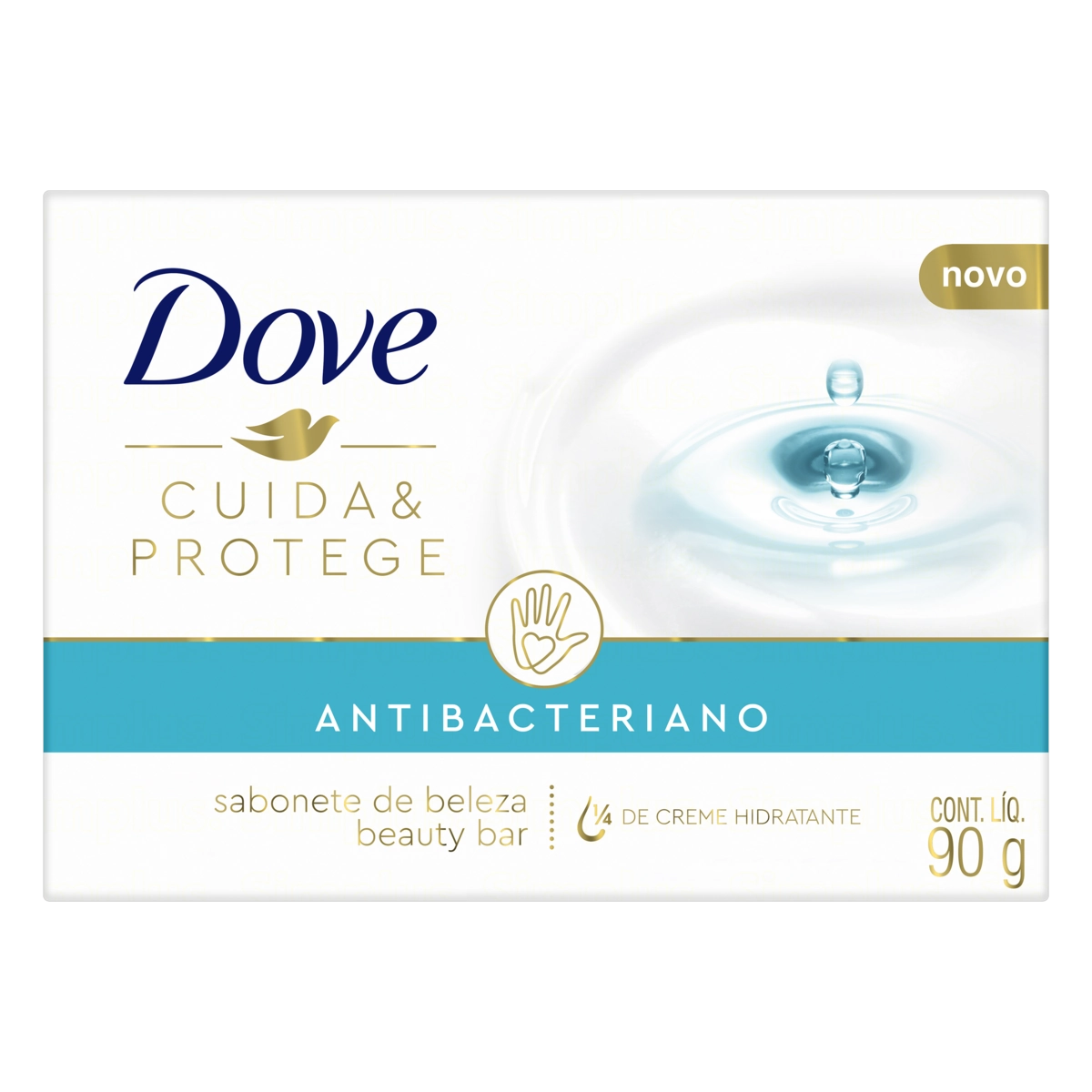 Sabonete Barra Cuidado Antibac Dove Caixa 90g