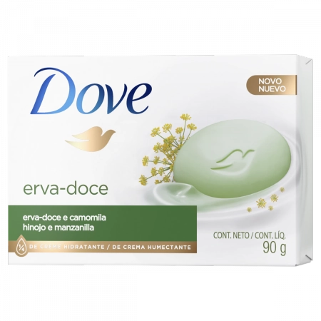 Sabonete Barra Erva Doce E Camomila Dove Caixa 90g