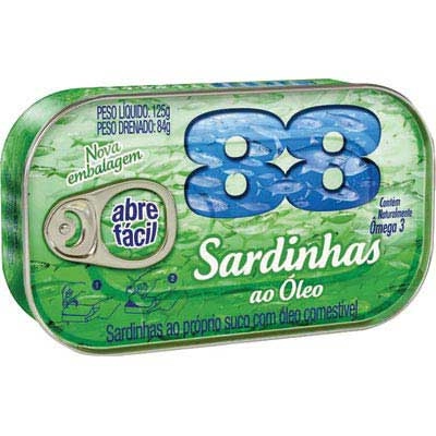 Sardinha Com óleo 88 Lata 75g