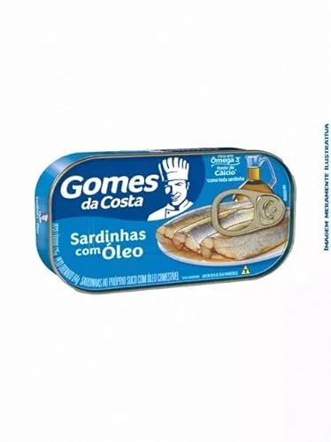 Sardinha Com óleo Gomes Da Costa Lata 150g Embalagem Econômica
