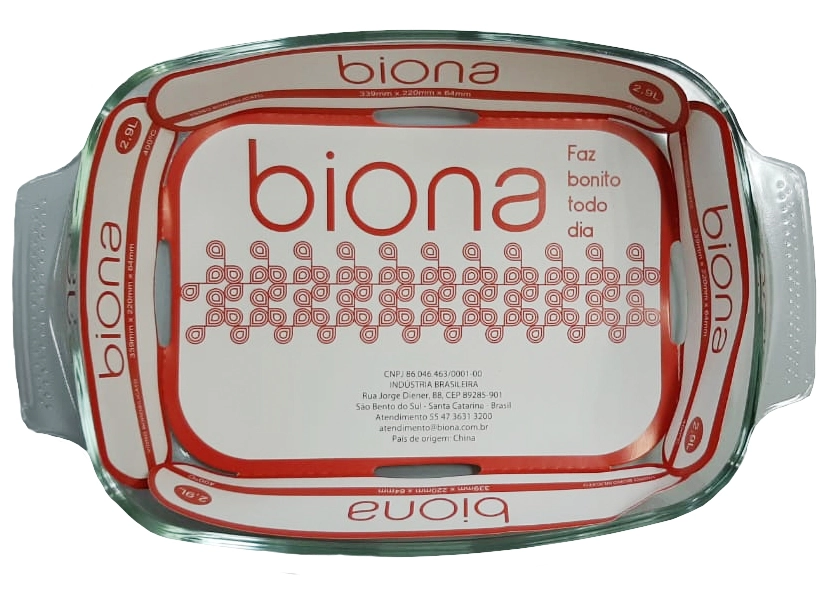 Assadeira Funda De Vidro Borosilicato Retangular 2,9l