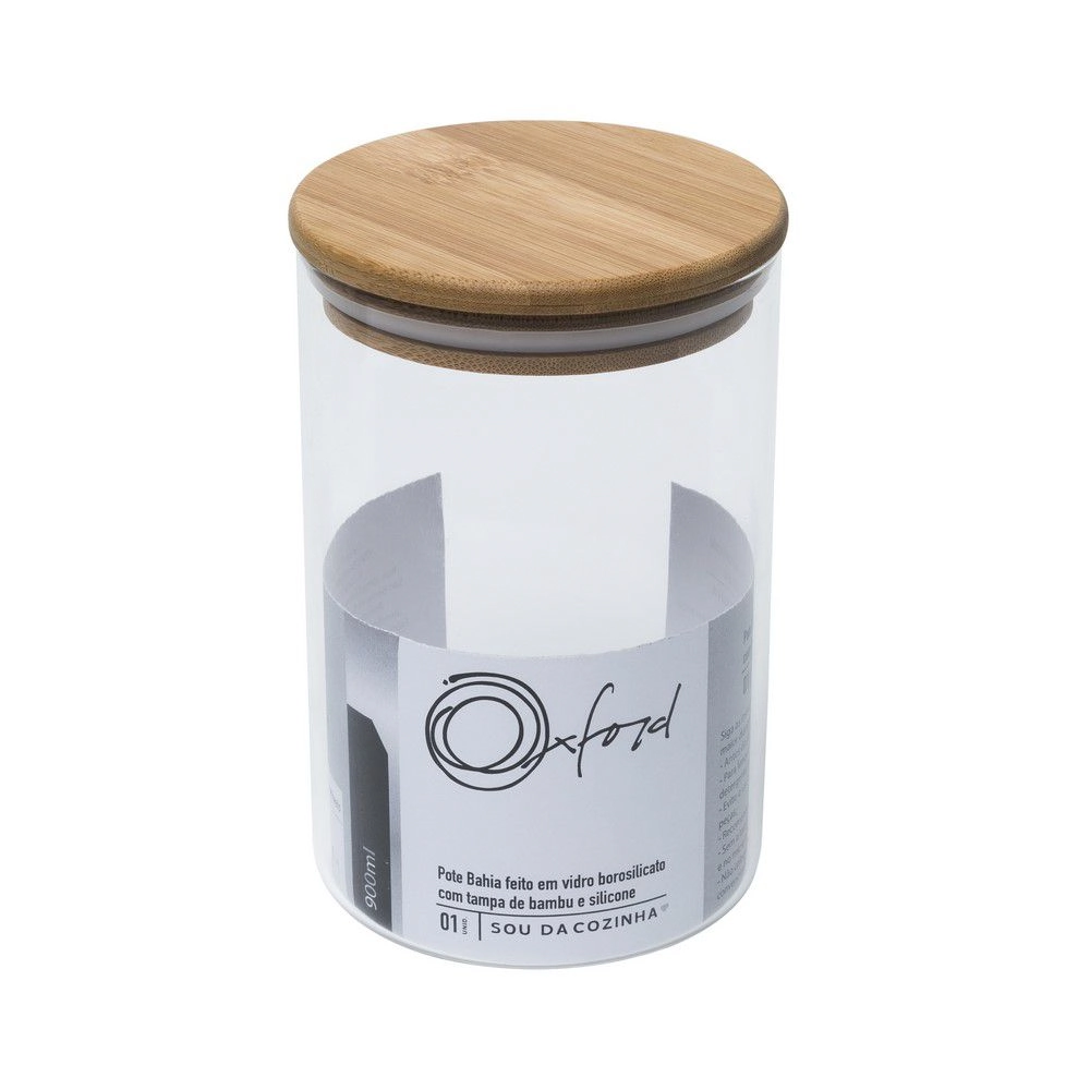 Conj Oxford Pote Bahia 900ml C/tpa Bambu