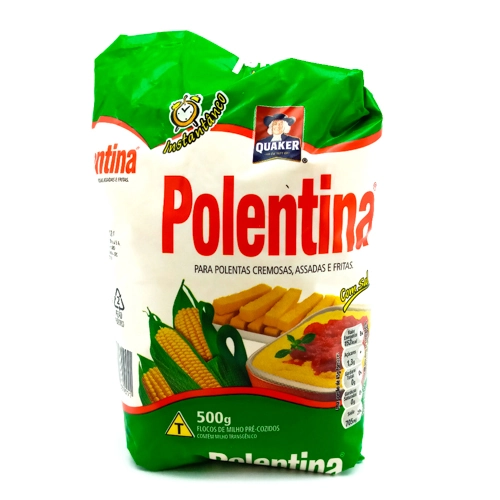 Flocos De Milho Pré Cozido Quaker Polentina Pacote 500g