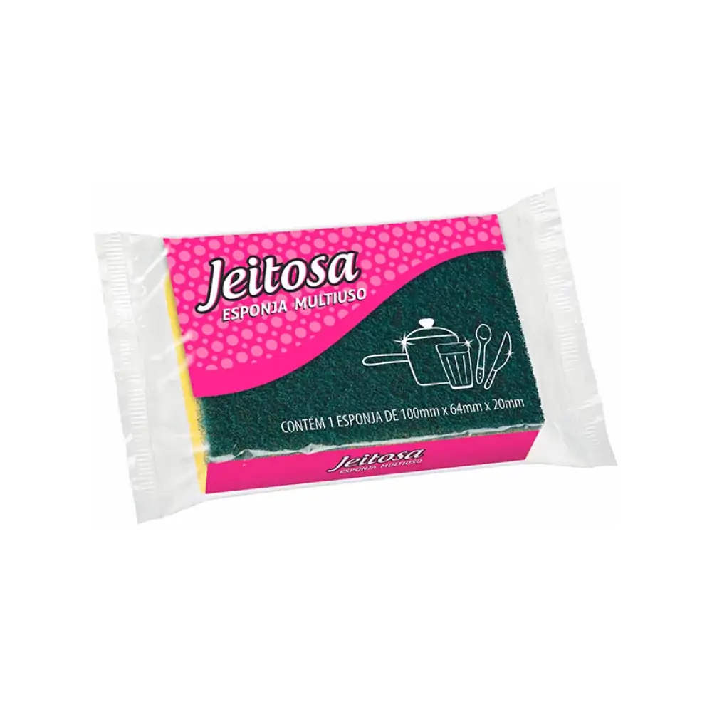 Pack Esponja Multiuso Jeitosa 10 Unidades