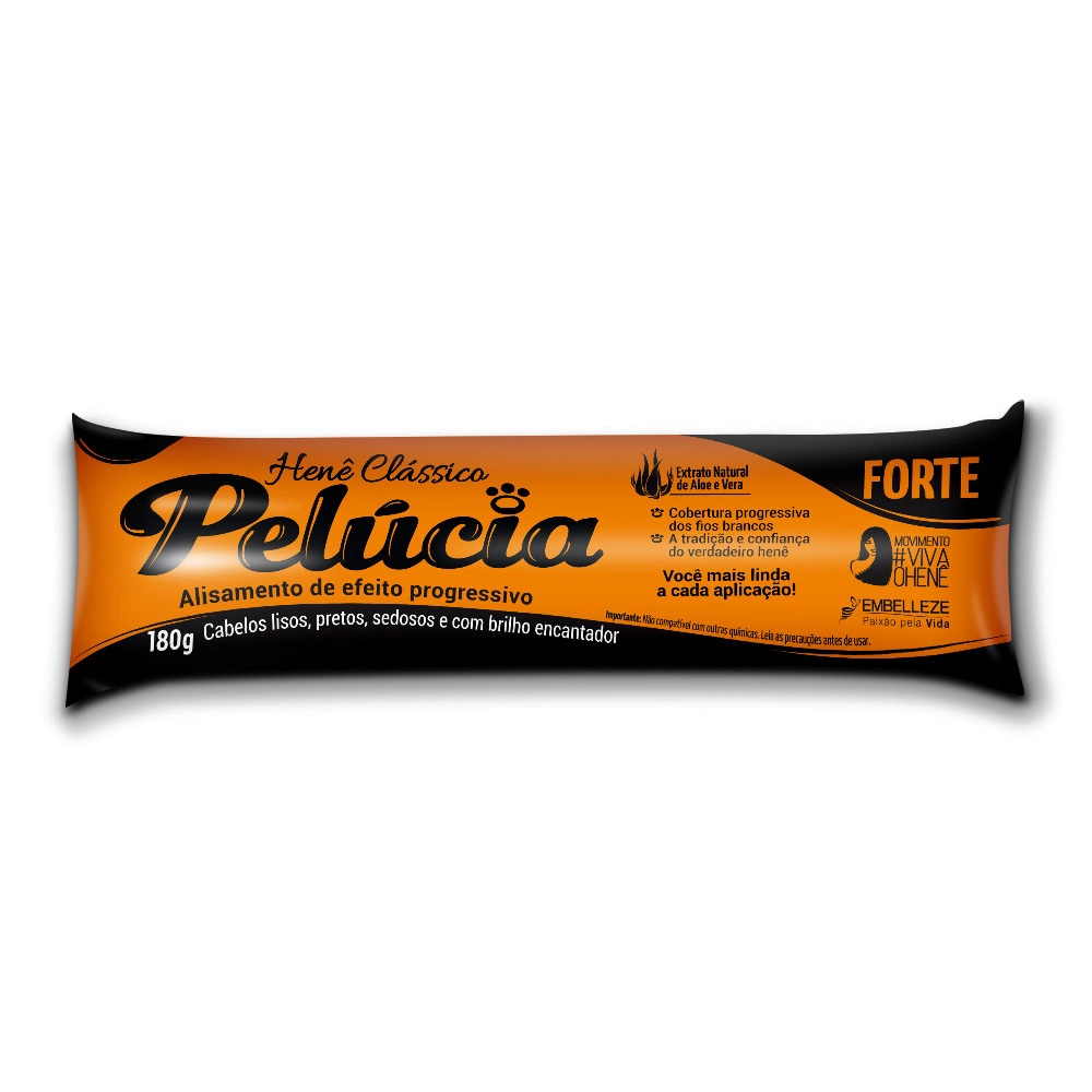Alisante Henê Forte Pelúcia Clássico Bisnaga 180g