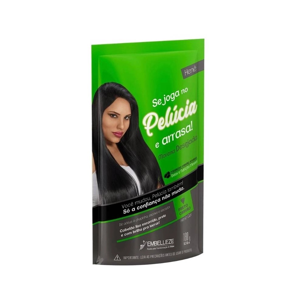 Gel Alisante Hene Pelucia Morena Desejada 180g