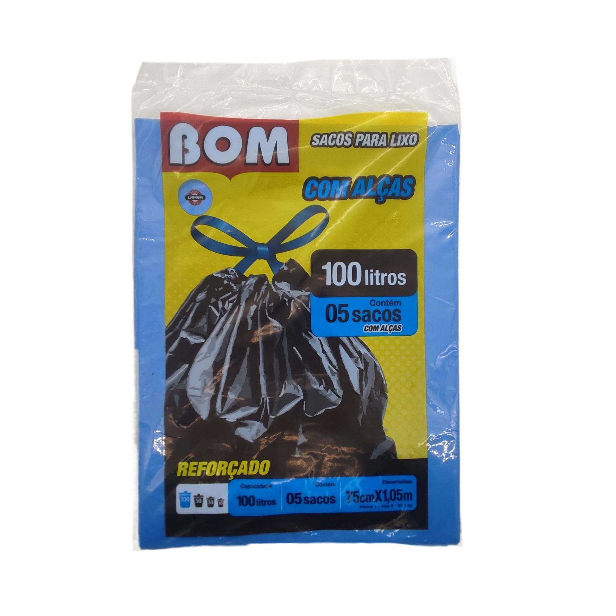 Saco De Lixo Bom 100lts C/alca