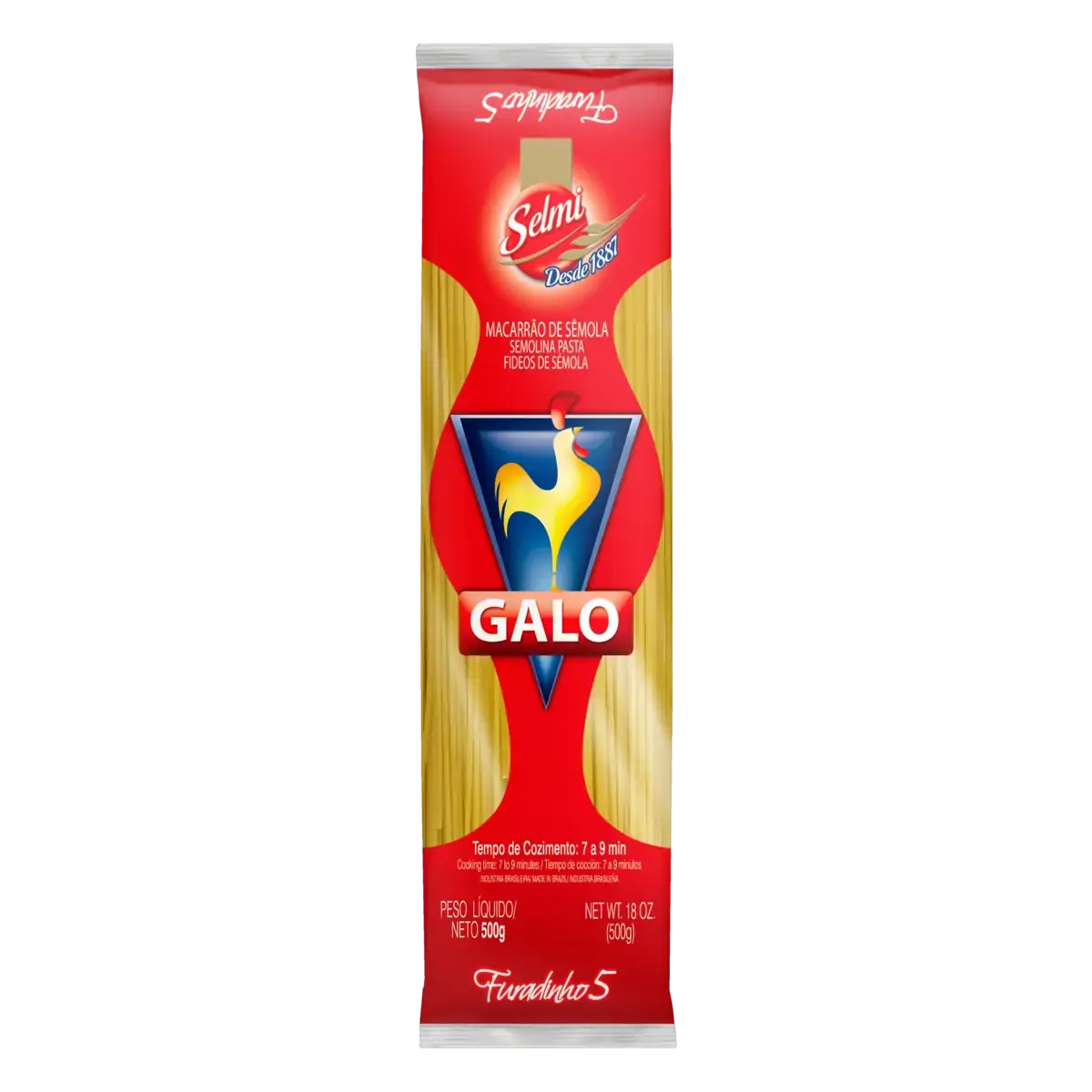 Espaguete Galo N 8 Semolado