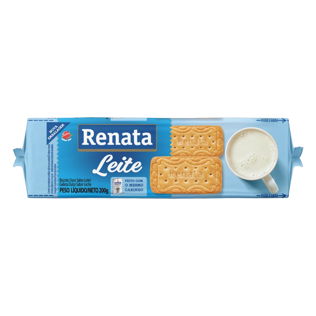 Biscoito Leite Renata Pacote 200g