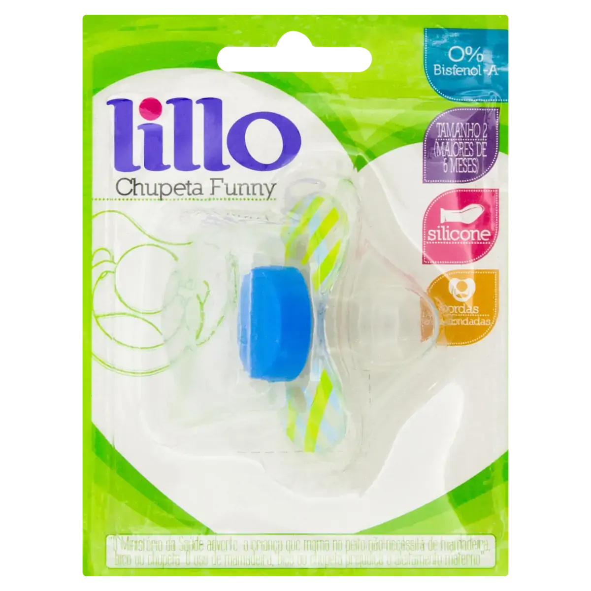 Chupeta Funny Silicone Lillo N 2