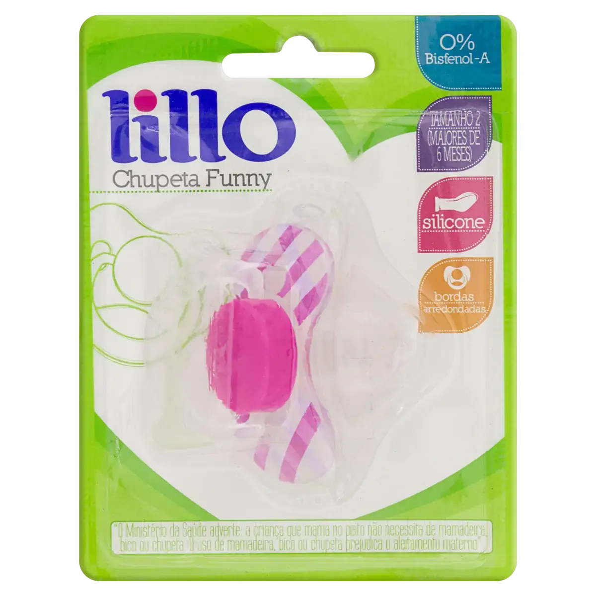 Chupeta Rosa Funny Lillo N 2