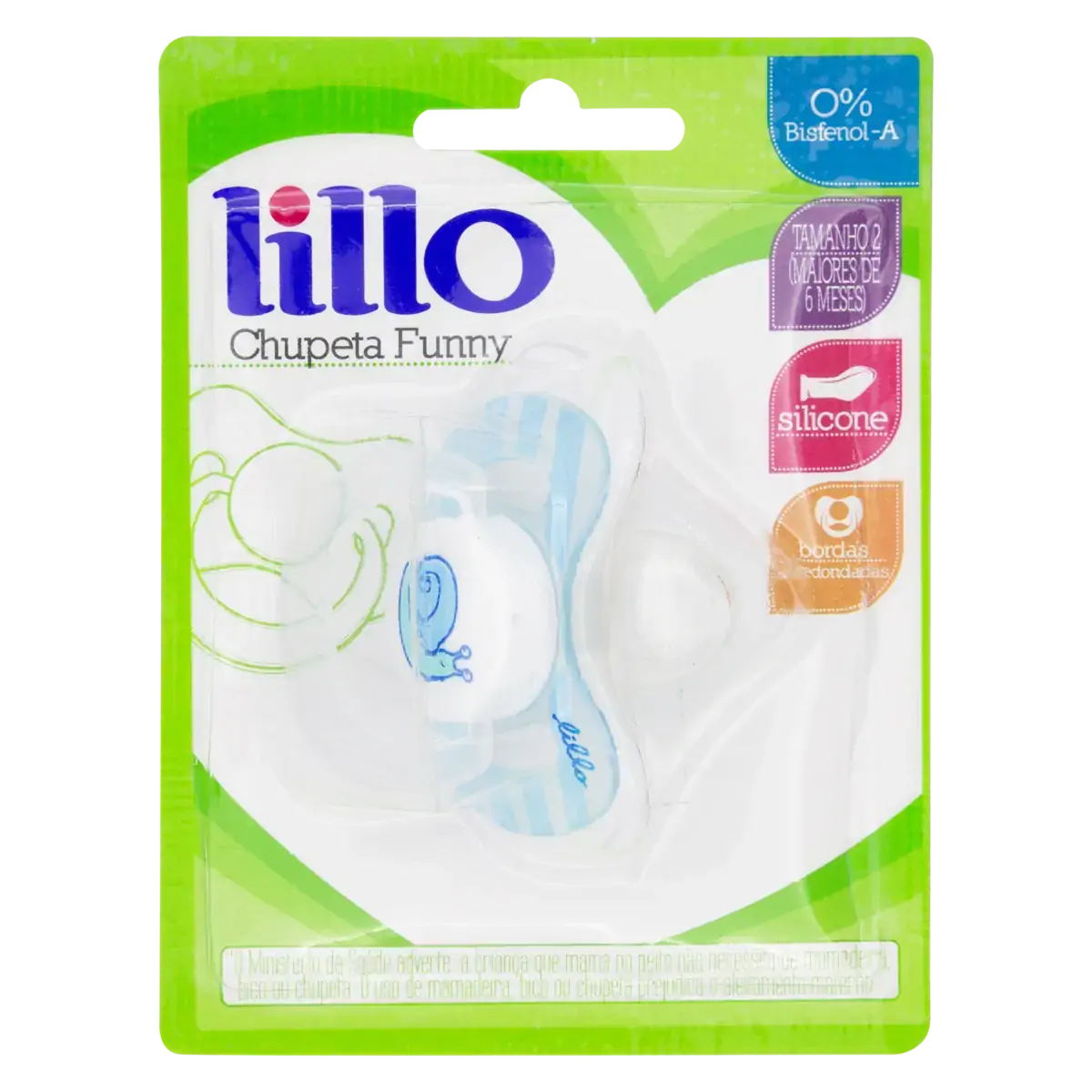 Chupeta Azul Funny Lillo N 2