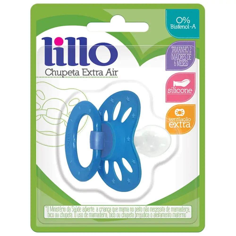 Chupeta Lillo E.air C Forte Sil Orto 2 Az