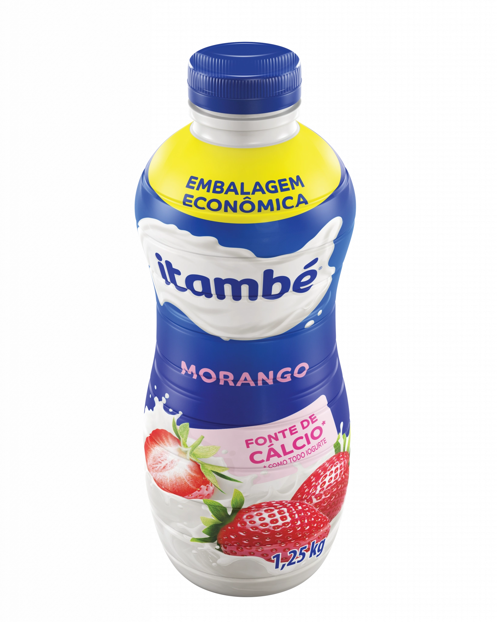 Iogurte Polpa Itambe 1250g Gratis 200g Morango