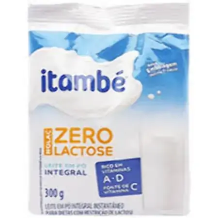 Leite Pó Instantâneo Integral Zero Lactose Itambé Nolac Pacote 300g