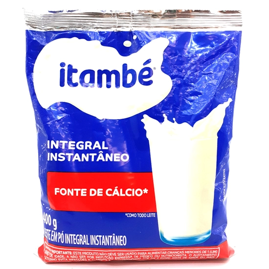 Leite Em Pó Itambé Integral Instantâneo 400g