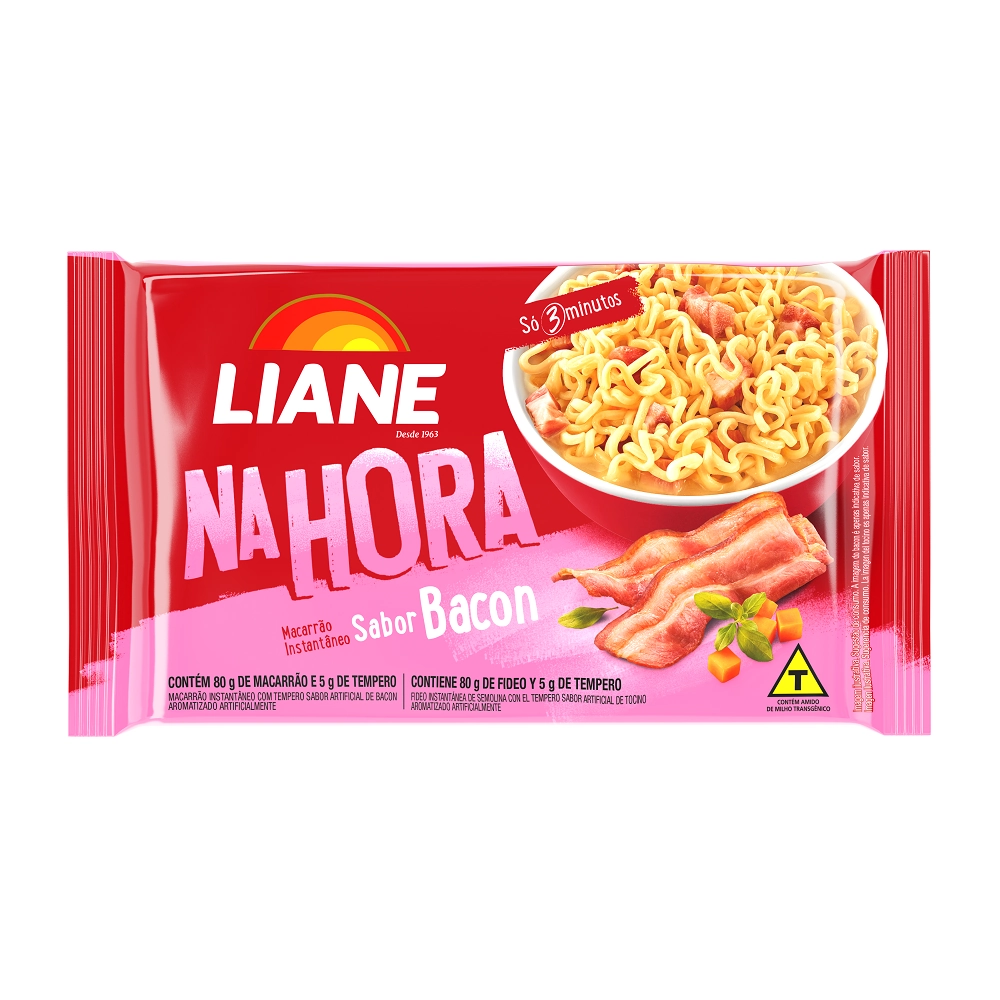 Macarrão Inst Liane Bacon
