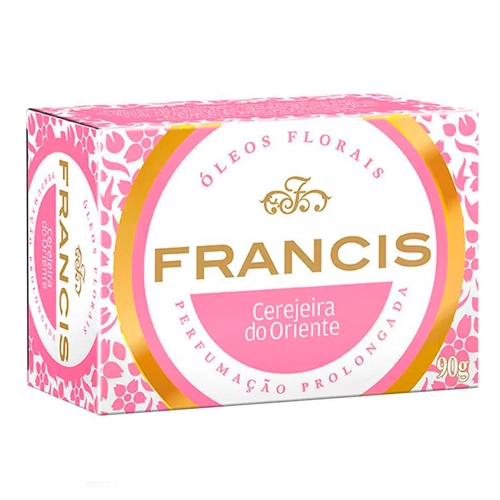 Sabonete Barra Vegetal Cerejeira E Ylang Francis Caixa 90g