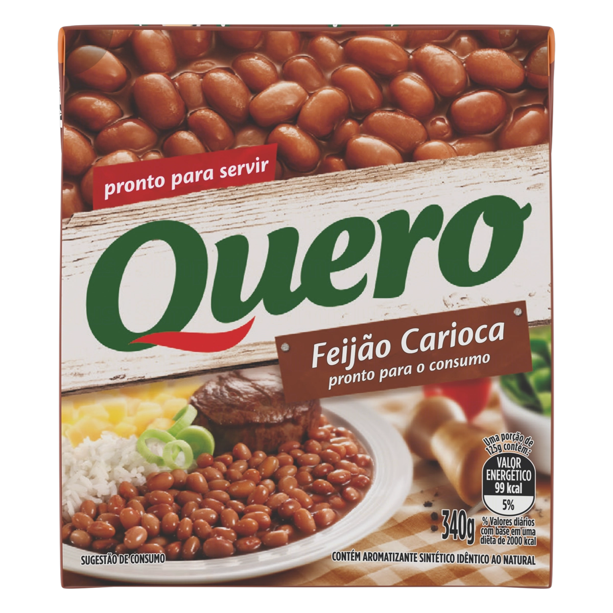 Feijão Carioca Quero Caixa 340g