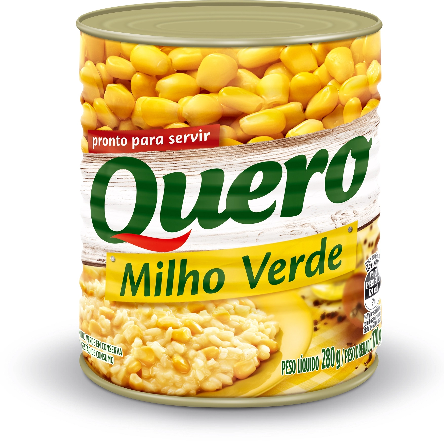 Milho Verde Em Conserva Quero Lata 200g