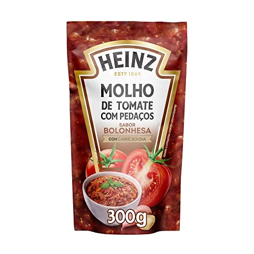 Molho De Tomate Bolonhesa Heinz Sachê 340g