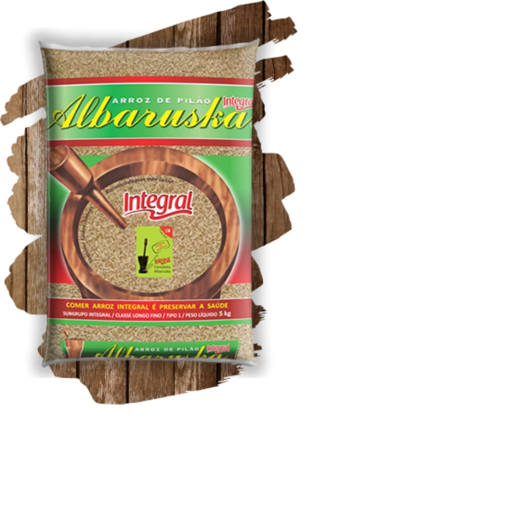 Arroz De Pilao Albaruska 5kg Integral