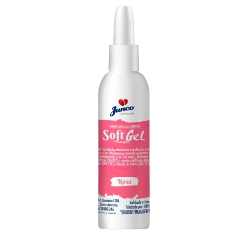 Corante Soft Gel Alimenticio Rosa 25g