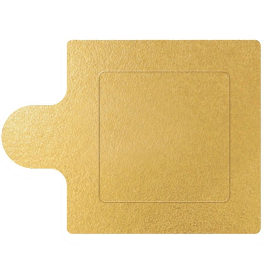 Porta Doce Quadrado Ouro 20 Un
