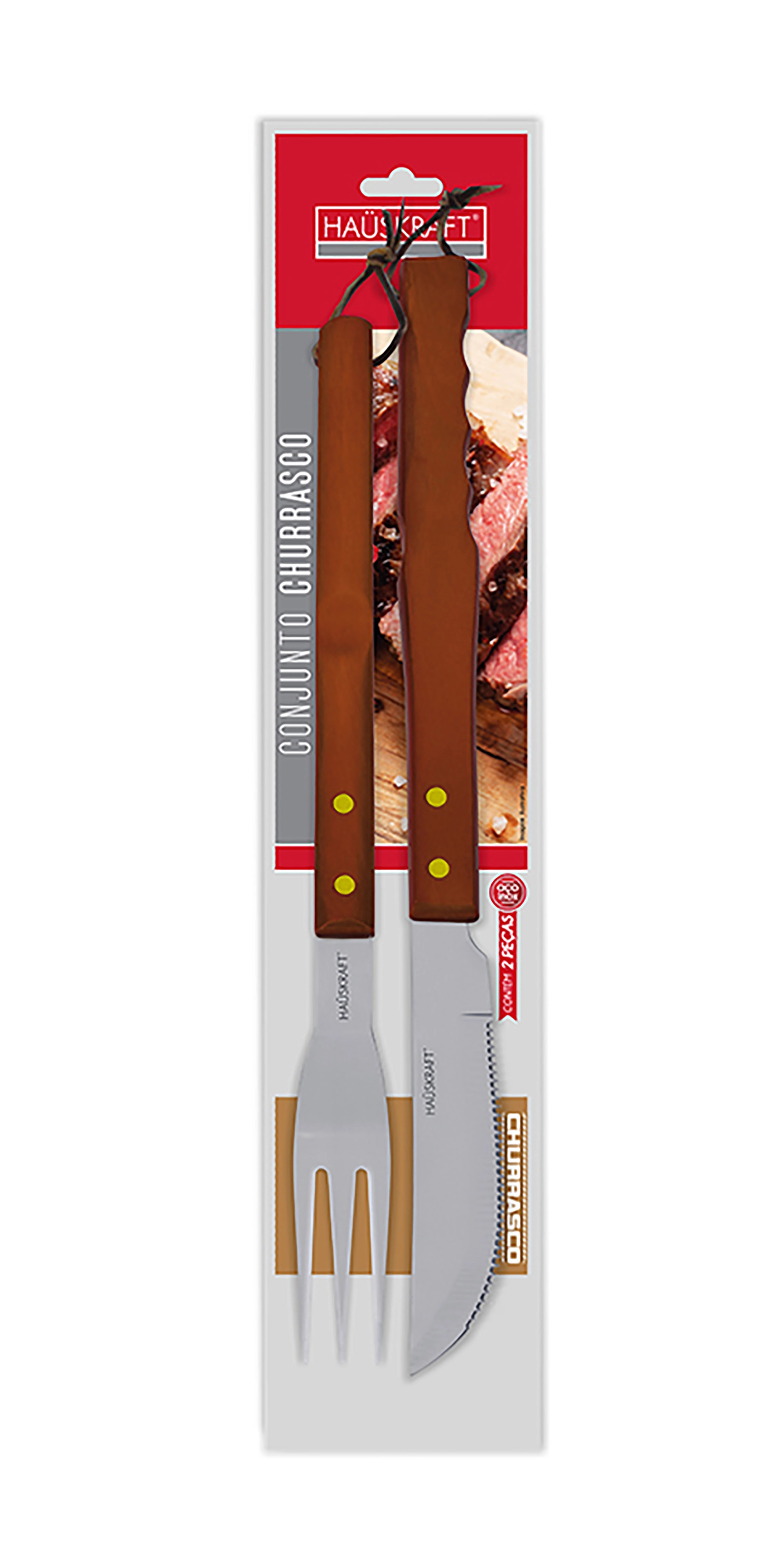 Conj Churrasco Western 2pcs