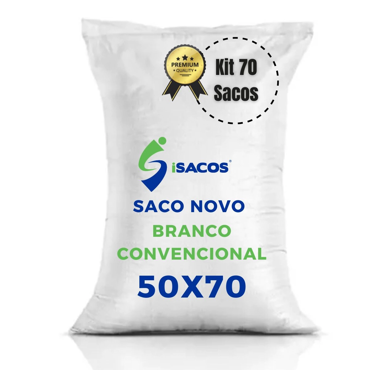 Kit 70 - Saco De Ráfia Solto Convencional 50x70