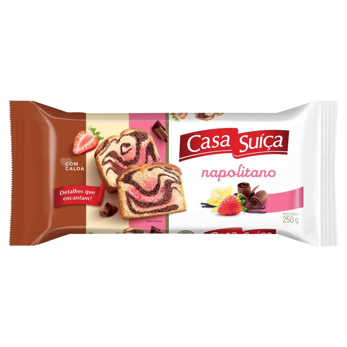 Bolo Napolitano Casa Suica 250g