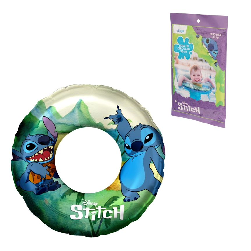 Boia Infantil Redonda Stitch 56cm Dyin 239 Etilux