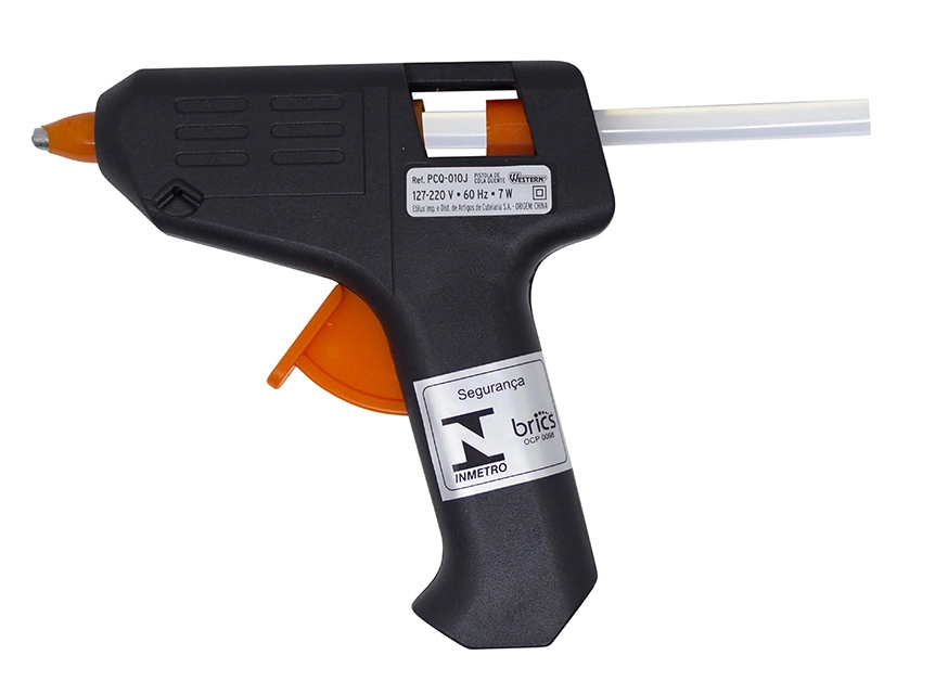 Mini Pistola De Cola Quente Pcq 010j Western