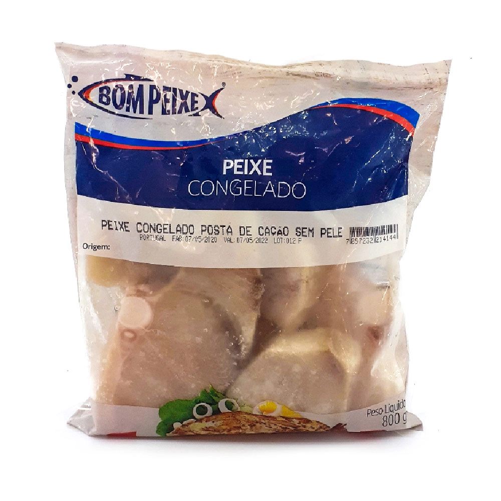 Posta Cacao Bom Peixe 800g Congelado