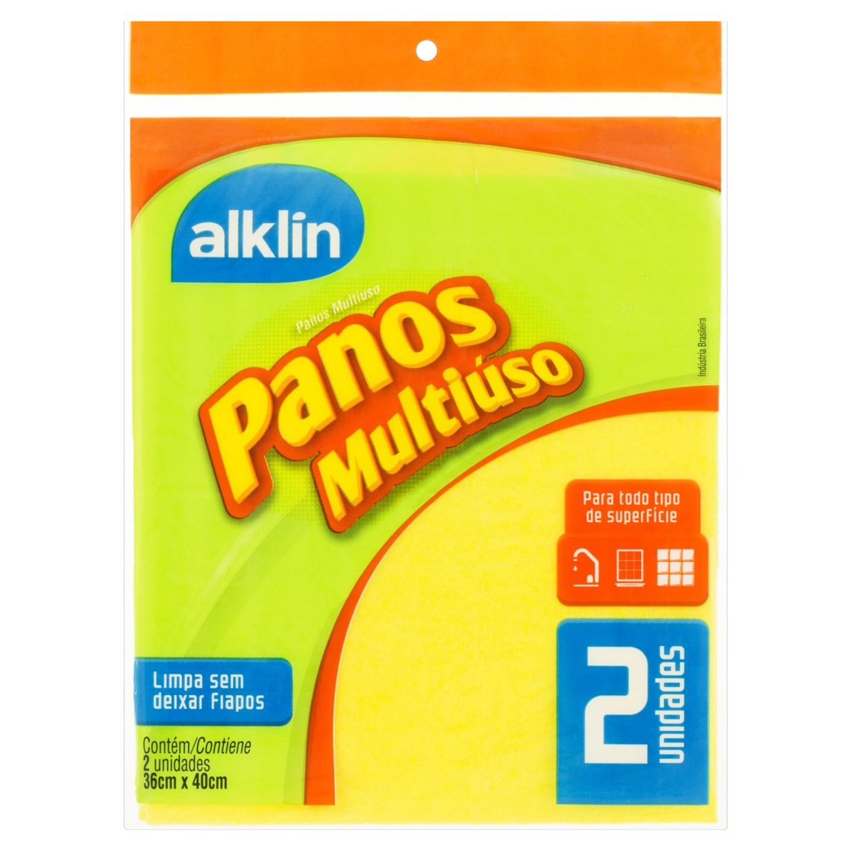 Pano Alklin Multiuso 40x36 Estampado C/2