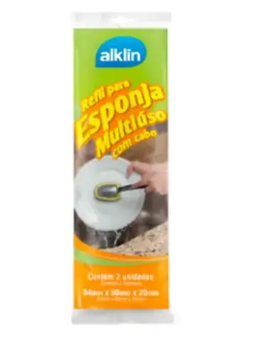 Refil Esponja Multiuso C/ Cabo Alklin
