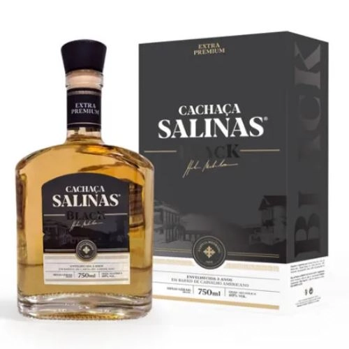 Cachaca 750ml Salinas Black