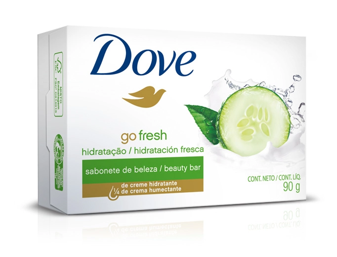 Sabonete Em Barra Dove Go Fresh Hidratação 90g