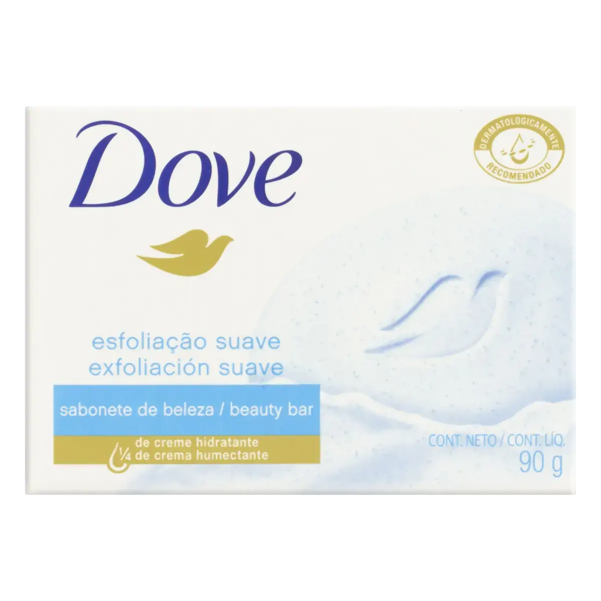 Sabonete Barra Esfoliação Suave Dove Caixa 90g