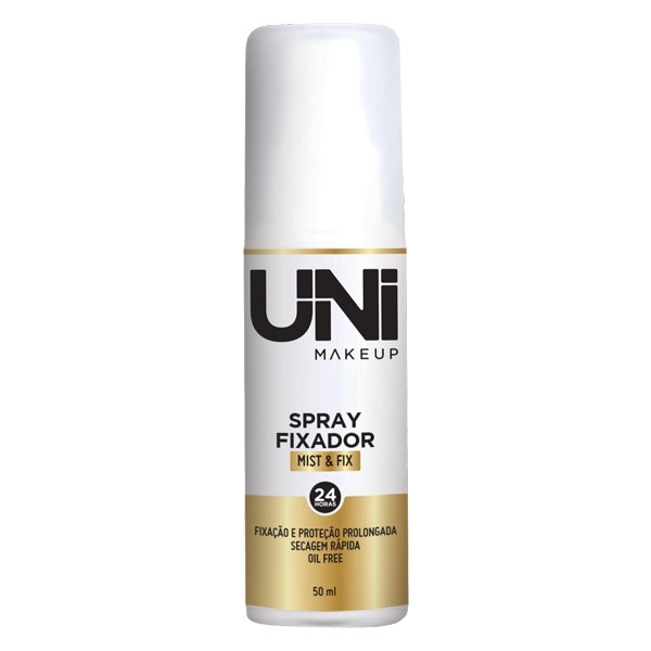 Spray Fixador Maquiagem Unimakeup Mist E Fix Ultra Fixacao 24h 50ml
