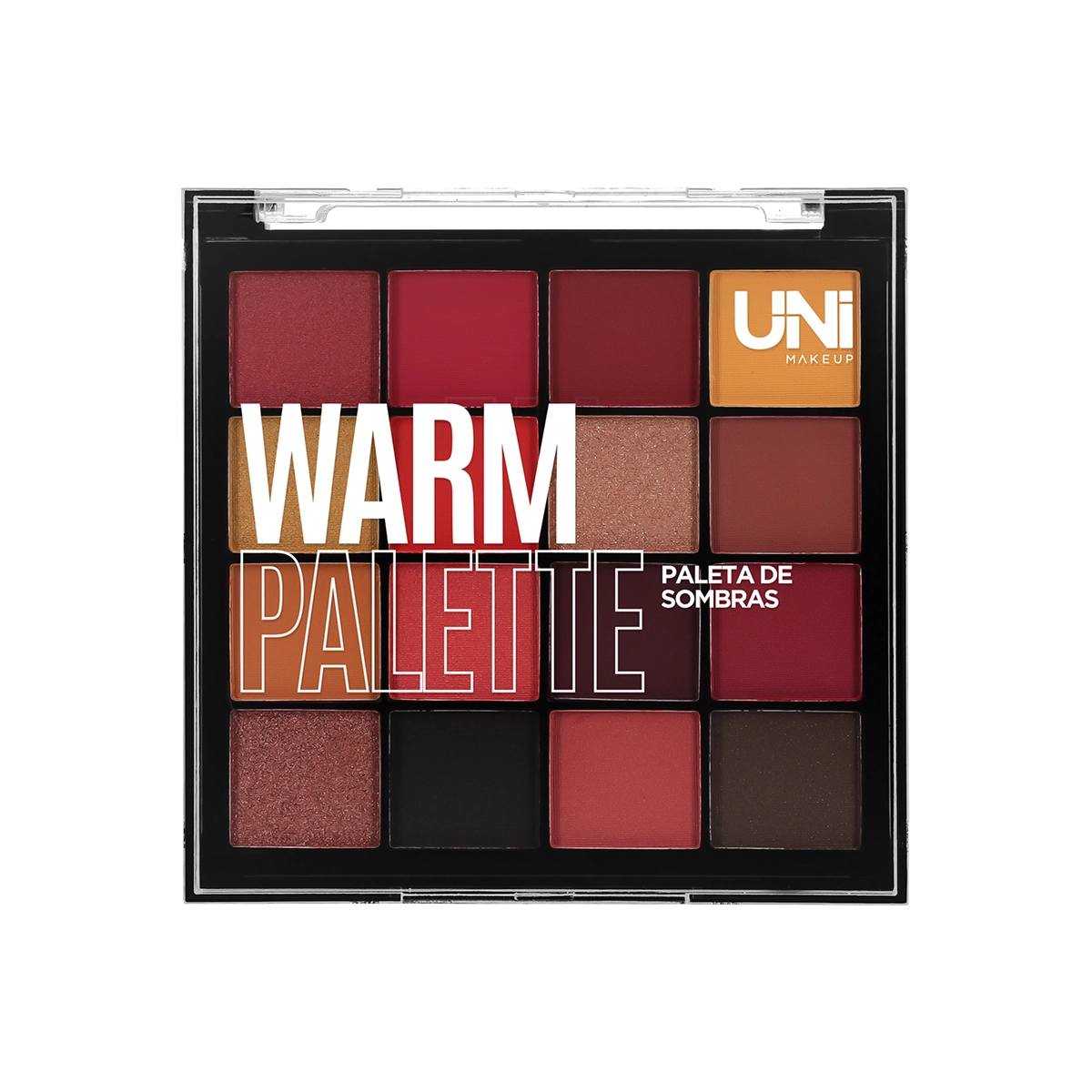 Paleta De Sombras Unimakeup Warm Palette 1un