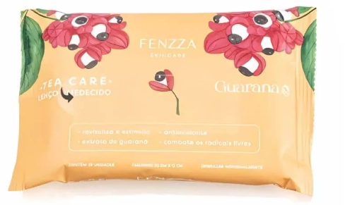 Lenco Limpeza Facial Guarana Fz50028 Fenzza