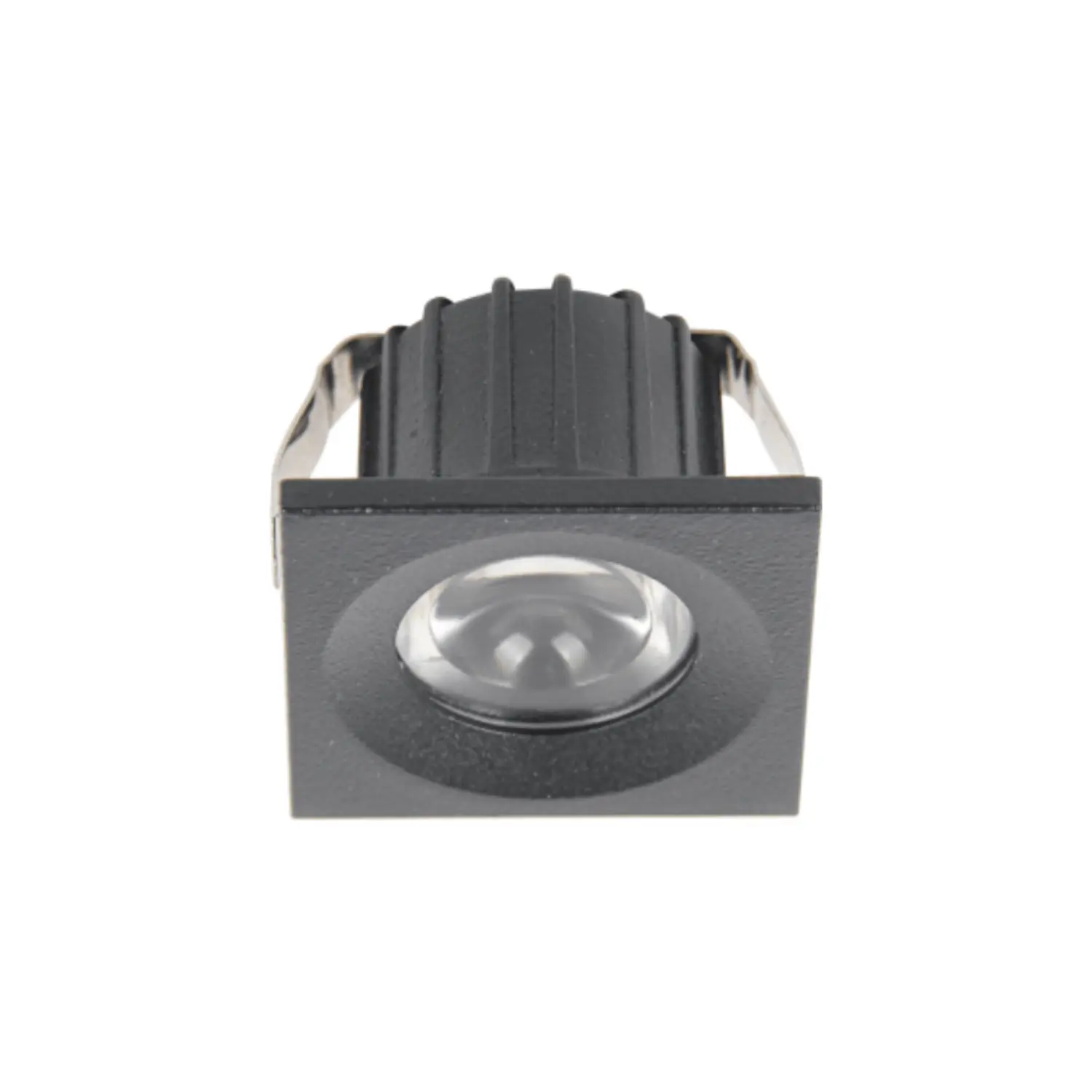 Mini Spot De Embutir Quadrado Preto 3 5cm 3w 3000k 110v Ds4031 Delis