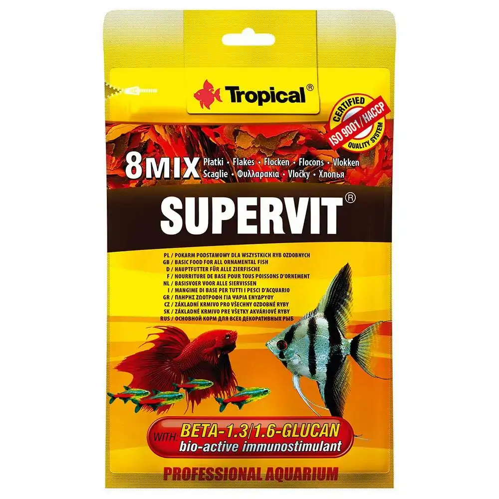 Alimento Tropical Supervit Sachê Para Peixes