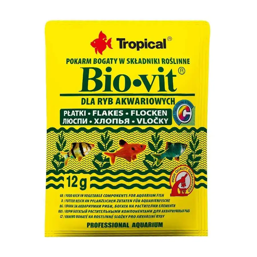 Racao P Peixe Bio Vit Sachet 12g 74411