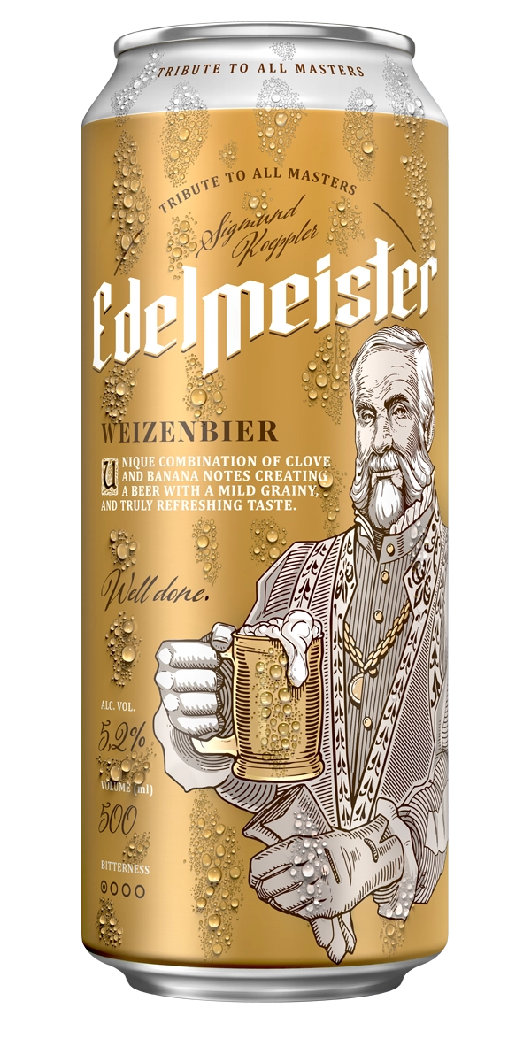 Cerv.edelmeister Weizen Lt 500ml