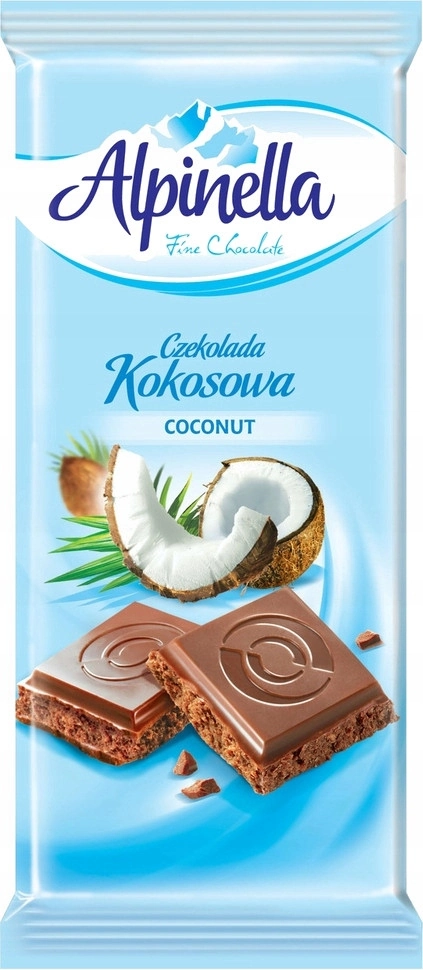 Chocolate Alpinella Ao Leite Com Coco 90g
